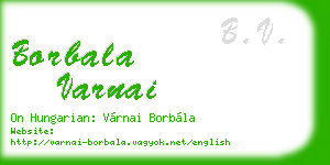 borbala varnai business card